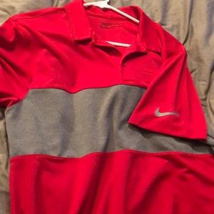 Nike golf dri-fit polo medium tiger woods